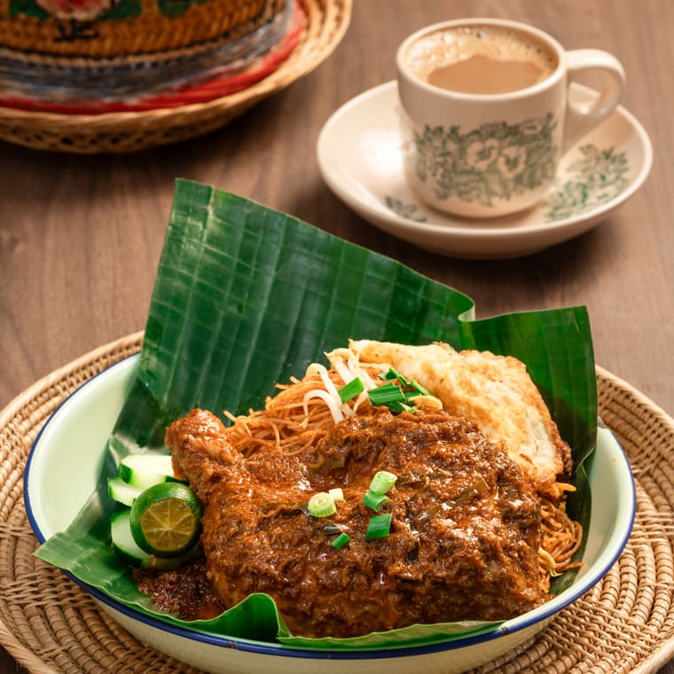 Rendang Chicken Mee Siam